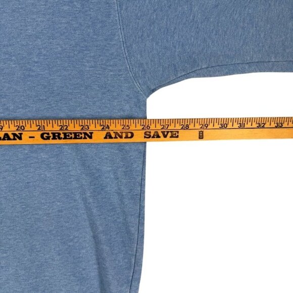 Vintage Tommy Hilfiger Sweatshirt XXL Light Blue Pullover Crewneck Mens Casual - Picture 5 of 9